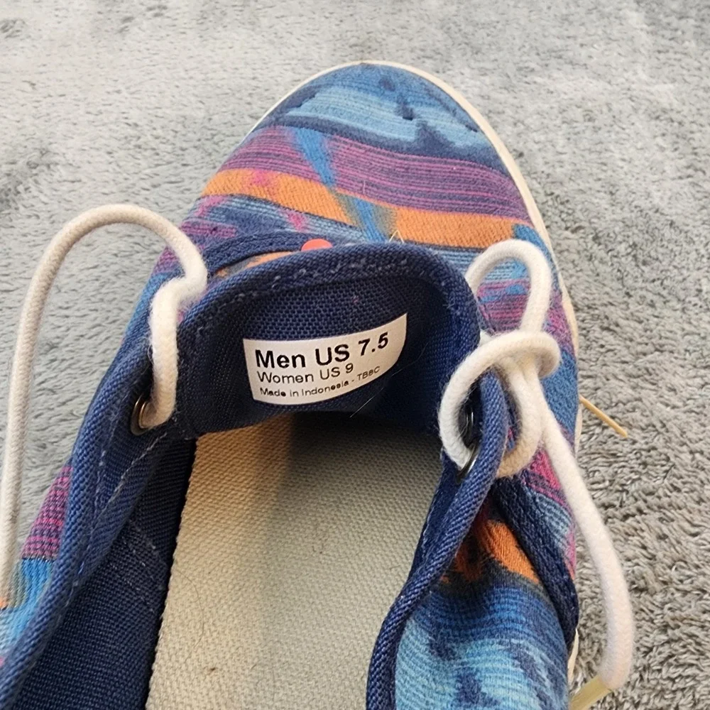 Vans Off The Wall Lace Up Shoes Multicolor Men's‎ 7.5 Women's 9